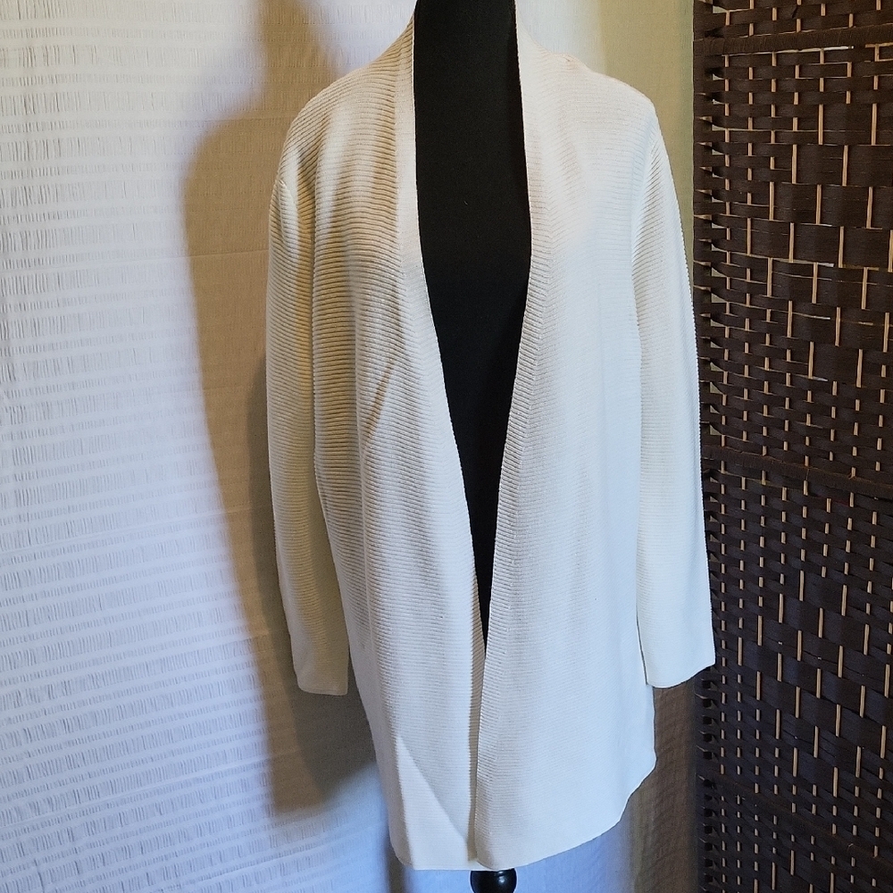 Chic White Women's Cardigan.